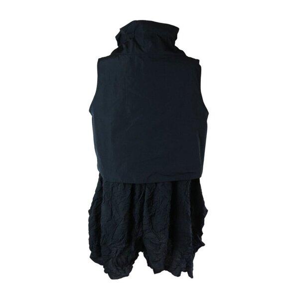 Vintage René Madison Ave Women's Black Avant-Garde 2-Piece Dress & Top Set M - Picture 14 of 14